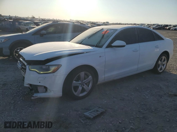2012 Audi A6 3.0T Premium Plus with VIN WAUGGAFC8CN054409, listed as a Copart auction lot 42259365 with 165,115 mi miles and Salvage Title. Bid and sale history available at carsss.com. Image 1.