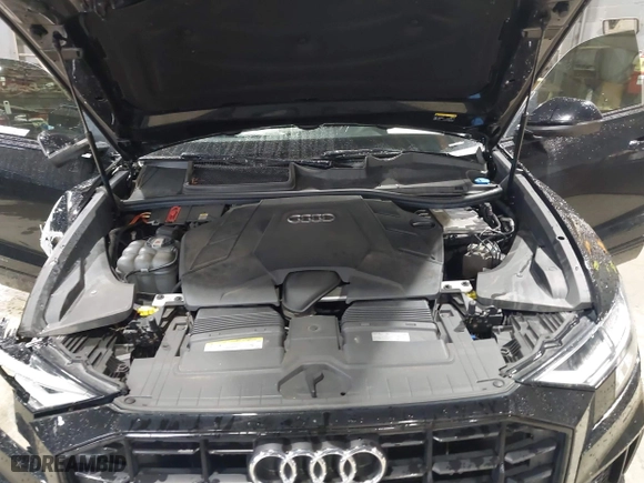 2019 Audi Q8 Premium Plus with VIN WA1EVAF18KD037817, listed as a IAAI auction lot 41922109 with 54,602 mi miles. Bid and sale history available at carsss.com. Image 10.