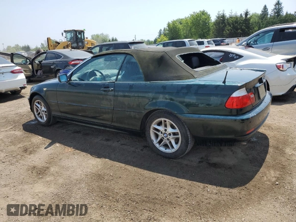 2004 BMW 3 Series 325Ci z VIN WBABW33404PG98369, wystawiony jako Copart lot #63899115 z przebiegiem 134 828 mil mil oraz Czysty tytuł • Clean title. Historia ofert i sprzedaży dostępna na DreamBid. Obrazek 2.