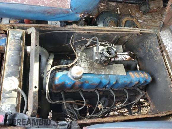 1961 Ford Econoline Cargo with VIN E10SH122862, listed as a Copart auction lot 81049724 with 105,031 mi miles and Salvage Title. Bid and sale history available at DreamBid. Image 12.