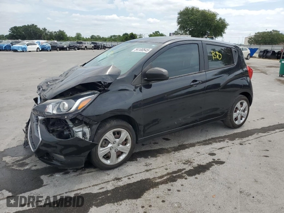 2020 Chevrolet Spark LS with VIN KL8CB6SA1LC409314, listed as a Copart auction lot 54100545 with 44,414 mi miles and Non Repairable. Bid and sale history available at DreamBid. Image 1.