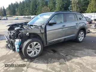 2023 Volkswagen Atlas SE с VIN 1V2KP2CA9PC502128, выставлен на аукционе Copart как лот 50658785 с пробегом 57 595 миль миль и Списание • Salvage title. История ставок и продаж доступна на DreamBid. Изображение 1.