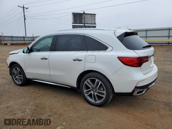 2018 Acura MDX Advance with VIN 5J8YD4H85JL023994, listed as a Copart auction lot 84027964 with 91,273 mi miles and Salvage Title. Bid and sale history available at DreamBid. Image 2.