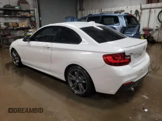 2016 BMW 2 Series M235i xDrive with VIN WBA1J9C50GV372185, listed as a Copart auction lot 88039785 with 84,187 mi miles and Salvage Title. Bid and sale history available at carsss.com. Image 2.