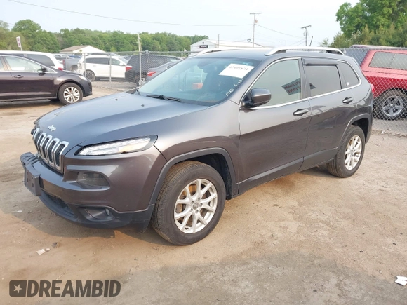 2017 Jeep Cherokee Latitude z VIN 1C4PJMCB8HW563256, wystawiony jako IAAI lot #42401873 z przebiegiem 258 934 mil mil oraz . Historia ofert i sprzedaży dostępna na DreamBid. Obrazek 2.