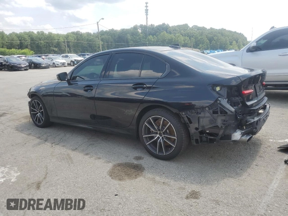 2020 BMW 3 Series 330i with VIN 3MW5R1J00L8B16760, listed as a Copart auction lot 59345705 with 39,672 mi miles and Salvage title. Bid and sale history available at DreamBid. Image 2.