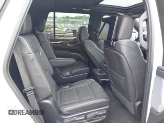 2024 Cadillac Escalade 4WD Sport Platinum with VIN 1GYS4GKL2RR140583, listed as a IAAI auction lot 42497577 with 9,887 mi miles and . Bid and sale history available at DreamBid. Image 8.