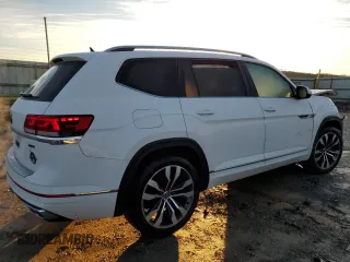 2021 Volkswagen Atlas SEL R-Line with VIN 1V2SR2CA3MC542999, listed as a Copart auction lot 86445984 with 50,131 mi miles and Salvage title. Bid and sale history available at DreamBid. Image 3.