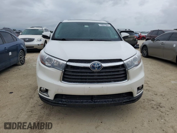 2015 Toyota Highlander Hybrid Limited with VIN 5TDDCRFH7FS012212, listed as a Copart auction lot 74031984 with 83,136 mi miles and Salvage Title. Bid and sale history available at carsss.com. Image 5.