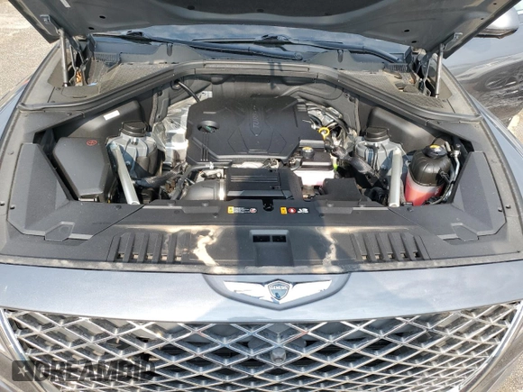2021 Genesis GV80 with VIN KMUHBDSB1MU040490, listed as a Copart auction lot 58722915 with 49,981 mi miles and Salvage title. Bid and sale history available at DreamBid. Image 11.