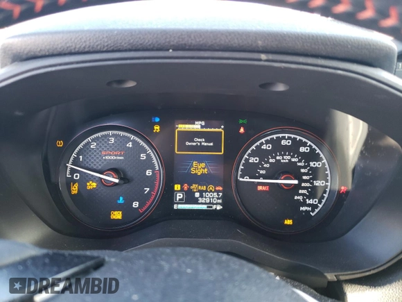 2024 Subaru Forester Sport with VIN JF2SKAGC4RH414181, listed as a Copart auction lot 46429095 with 32,910 mi miles and Salvage Title. Bid and sale history available at carsss.com. Image 9.