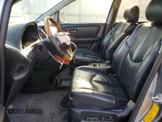 2001 Lexus RX 300 with VIN JTJGF10U010095633, listed as a Copart auction lot 79744634 with 186,324 mi miles and Salvage Title. Bid and sale history available at carsss.com. Image 7.