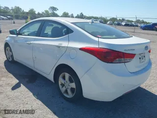 2012 Hyundai Elantra Limited with VIN 5NPDH4AE0CH125485, listed as a IAAI auction lot 42035576 with 156,699 mi miles. Bid and sale history available at carsss.com. Image 3.