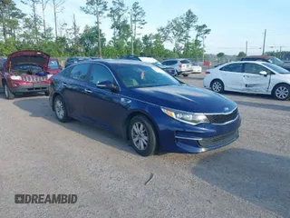 2017 Kia Optima LX with VIN 5XXGT4L35HG174613, listed as a IAAI auction lot 42097790 with 243,335 mi miles. Bid and sale history available at carsss.com. Image 1.