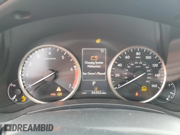 2021 Lexus NX with VIN JTJDARDZ5M5020617, listed as a Copart auction lot 51363724 with 34,352 mi miles and Salvage Title. Bid and sale history available at carsss.com. Image 9.