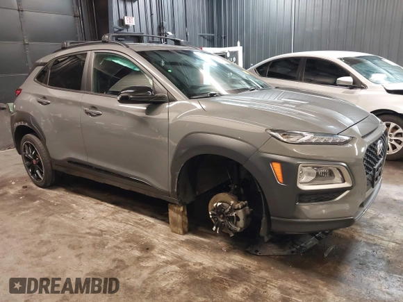 2021 Hyundai Kona Night Edition with VIN KM8K6CA52MU709333, listed as a IAAI auction lot 41704197 with 44,058 mi miles and . Bid and sale history available at DreamBid. Image 6.