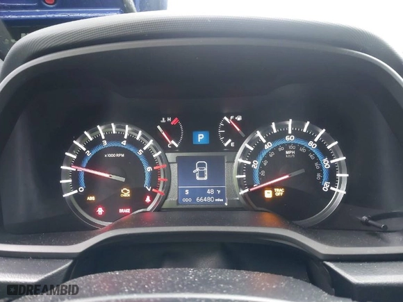 2016 Toyota 4Runner Limited with VIN JTEBU5JR1G5300663, listed as a IAAI auction lot 41587552 with 66,480 mi miles. Bid and sale history available at carsss.com. Image 7.