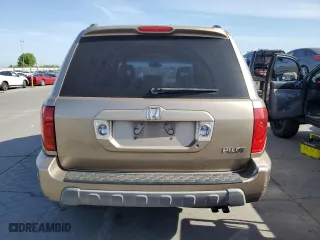 2004 Honda Pilot EX with VIN 2HKYF18534H525442, listed as a Copart auction lot 54227915 with 213,509 mi miles and Salvage Title. Bid and sale history available at carsss.com. Image 6.