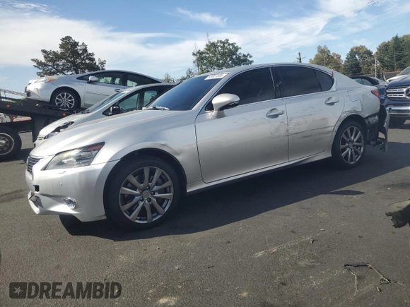 2013 Lexus GS 350 with VIN JTHCE1BL6D5019588, listed as a Copart auction lot 63607685 with 126,608 mi miles and Salvage title. Bid and sale history available at DreamBid. Image 1.