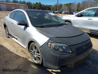 2005 Scion tC with VIN JTKDE177250062379, listed as a IAAI auction lot 41597376 with 220,110 mi miles. Bid and sale history available at carsss.com. Image 1.