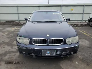 2003 BMW 7 Series 745Li with VIN WBAGN63433DR15033, listed as a Copart auction lot 41573015 with 76,723 mi miles and Salvage Title. Bid and sale history available at carsss.com. Image 5.