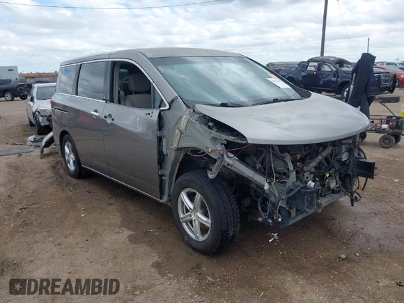 2013 Nissan Quest LE with VIN JN8AE2KP1D9067840, listed as a IAAI auction lot 41073391 with 219,804 mi miles. Bid and sale history available at carsss.com. Image 1.