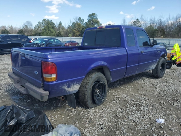 1995 Ford Ranger XL with VIN 1FTCR14A6SPA58247, listed as a Copart auction lot 48997625 with 179,875 mi miles and Salvage Title. Bid and sale history available at carsss.com. Image 3.