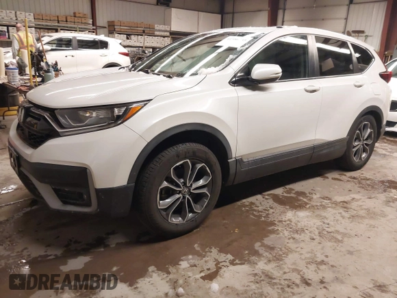 2020 Honda CR-V EX with VIN 2HKRW2H52LH642521, listed as a IAAI auction lot 41586735 with 51,215 mi miles. Bid and sale history available at carsss.com. Image 2.