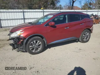 2017 Nissan Murano S with VIN 5N1AZ2MHXHN115043, listed as a Copart auction lot 48406725 with 61,831 mi miles and Salvage Title. Bid and sale history available at DreamBid. Image 1.