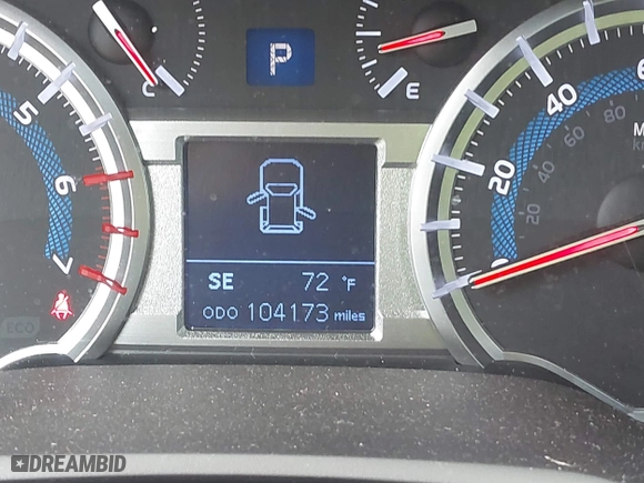 2017 Toyota 4Runner SR5 with VIN JTEBU5JR1H5444831, listed as a IAAI auction lot 41662707 with 104,173 mi miles. Bid and sale history available at carsss.com. Image 16.
