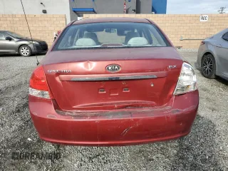 2009 Kia Spectra EX with VIN KNAFE222195620150, listed as a Copart auction lot 47403365 with 141,426 mi miles and Salvage Title. Bid and sale history available at DreamBid. Image 6.