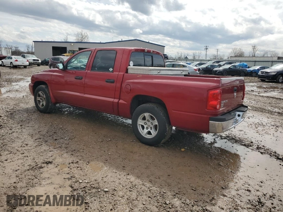 2007 Dodge Dakota SLT with VIN 1D7HW48J87S162047, listed as a Copart auction lot 51101885 with 115,438 mi miles and Salvage Title. Bid and sale history available at carsss.com. Image 2.