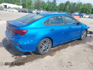 2022 Kia Forte GT-Line with VIN 3KPF54AD7NE442356, listed as a IAAI auction lot 42055052 with 48,336 mi miles and . Bid and sale history available at carsss.com. Image 4.