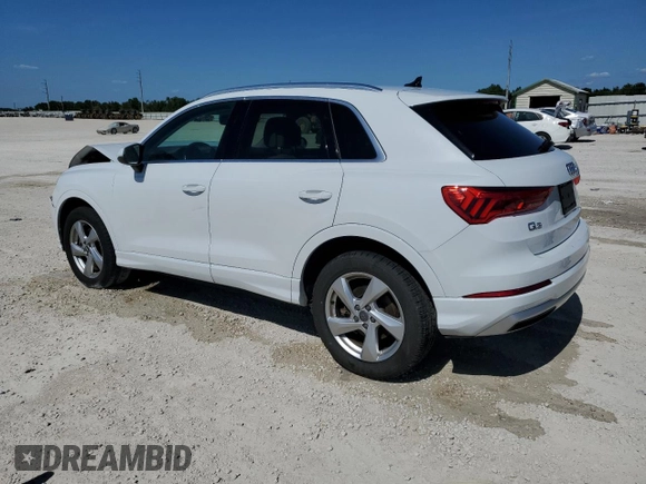 2020 Audi Q3 Premium with VIN WA1AECF38L1052445, listed as a Copart auction lot 51670093 with 61,245 mi miles. Bid and sale history available at carsss.com. Image 2.