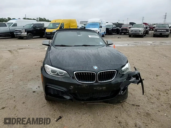 2016 BMW 2 Series M235i with VIN WBA1M1C50GV393966, listed as a Copart auction lot 83044244 with 115,686 mi miles and Salvage Title. Bid and sale history available at carsss.com. Image 11.