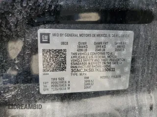 2019 Chevrolet Trax LS with VIN 3GNCJKSB7KL150611, listed as a Copart auction lot 50138525 with 96,873 mi miles and Non Repairable. Bid and sale history available at carsss.com. Image 15.