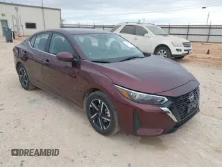 2025 Nissan Sentra SV z VIN 3N1AB8CV3SY302690, wystawiony jako IAAI lot #42419925 z przebiegiem 4 191 mil mil oraz . Historia ofert i sprzedaży dostępna na DreamBid. Obrazek 1.