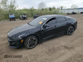 2022 Kia K5 GT-Line z VIN 5XXG64J22NG130792, wystawiony jako Copart lot #54991225 z przebiegiem 5 805 mil mil oraz Szkoda całkowita • Salvage title. Historia ofert i sprzedaży dostępna na DreamBid. Obrazek 1.