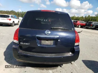 2007 Nissan Quest with VIN 5N1BV28U67N121461, listed as a Copart auction lot 74303804 with 98,379 mi miles and Salvage Title. Bid and sale history available at carsss.com. Image 6.