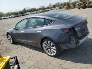 2020 Tesla Model 3 Long Range with VIN 5YJ3E1EB5LF589907, listed as a Copart auction lot 54778655 with 45,194 mi miles and Salvage Title. Bid and sale history available at DreamBid. Image 2.