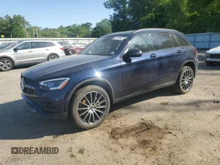 2022 Mercedes-Benz GLC 300 with VIN W1N0G8EBXNG033924, listed as a Copart auction lot 53275465 with 34,624 mi miles and Salvage title. Bid and sale history available at DreamBid. Image 1.