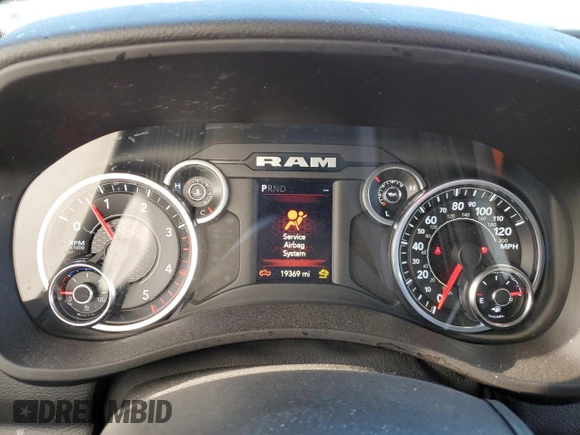 2022 Ram 2500 Big Horn with VIN 3C6UR5DL8NG422309, listed as a Copart auction lot 83674524 with 19,369 mi miles and Salvage Title. Bid and sale history available at carsss.com. Image 9.