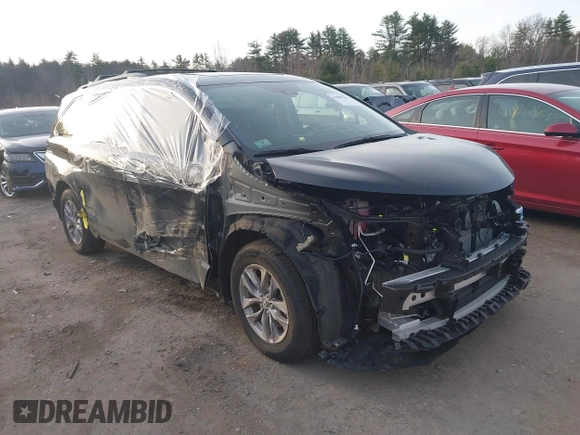2024 Toyota Sienna XLE with VIN 5TDJSKFC9RS152557, listed as a IAAI auction lot 41898789 with 3,136 mi miles and . Bid and sale history available at DreamBid. Image 14.