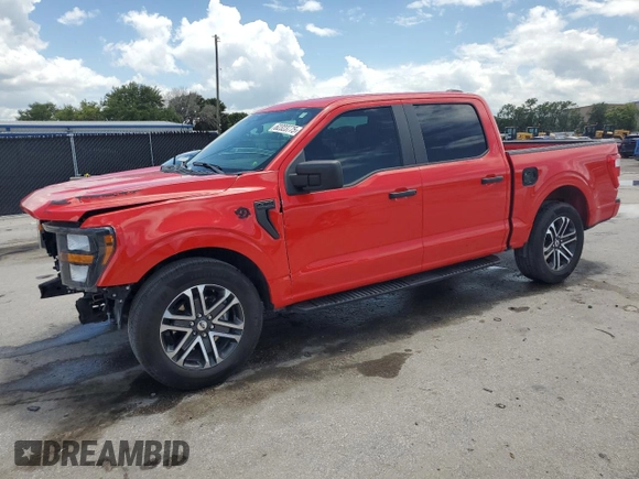 2023 Ford F-150 XL z VIN 1FTEW1CPXPKD71149, wystawiony jako Copart lot #62323775 z przebiegiem 26 664 mil mil oraz Szkoda całkowita • Salvage title. Historia ofert i sprzedaży dostępna na DreamBid. Obrazek 1.