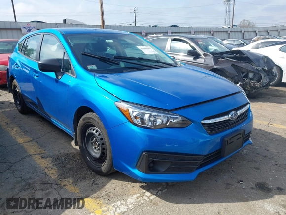 2023 Subaru Impreza with VIN 4S3GTAB63P3703761, listed as a IAAI auction lot 41806243 with 16,265 mi miles and . Bid and sale history available at DreamBid. Image 1.