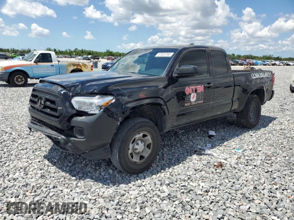 2022 Toyota Tacoma SR with VIN 3TYRX5GNXNT047479, listed as a Copart auction lot 57023765 with 84,802 mi miles and Salvage title. Bid and sale history available at DreamBid. Image 1.