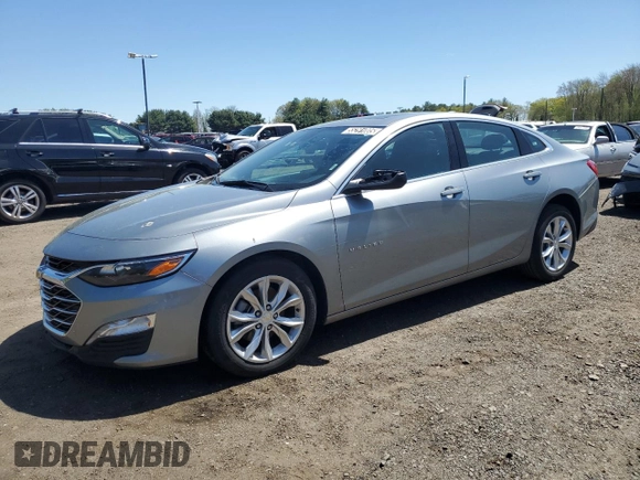 2024 Chevrolet Malibu LT with VIN 1G1ZD5ST5RF150883, listed as a Copart auction lot 55291005 with 26,879 mi miles and Salvage Title. Bid and sale history available at DreamBid. Image 1.