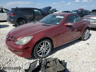2007 Mercedes-Benz SLK-Class 3.5L with VIN WDBWK56F07F154582, listed as a Copart auction lot 50014805 with 94,596 mi miles and Clean Title. Bid and sale history available at carsss.com. Image 1.