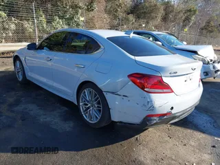 2021 Genesis G70 2.0T with VIN KMTG34LA6MU075190, listed as a IAAI auction lot 41474675 with 72,743 mi miles and . Bid and sale history available at DreamBid. Image 3.