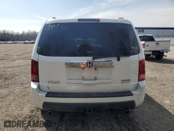2011 Honda Pilot Touring with VIN 5FNYF4H9XBB501591, listed as a Copart auction lot 53694265 with 244,844 mi miles and Salvage Title. Bid and sale history available at DreamBid. Image 6.